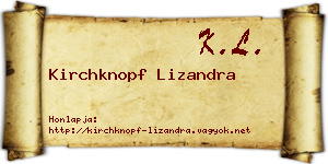 Kirchknopf Lizandra névjegykártya